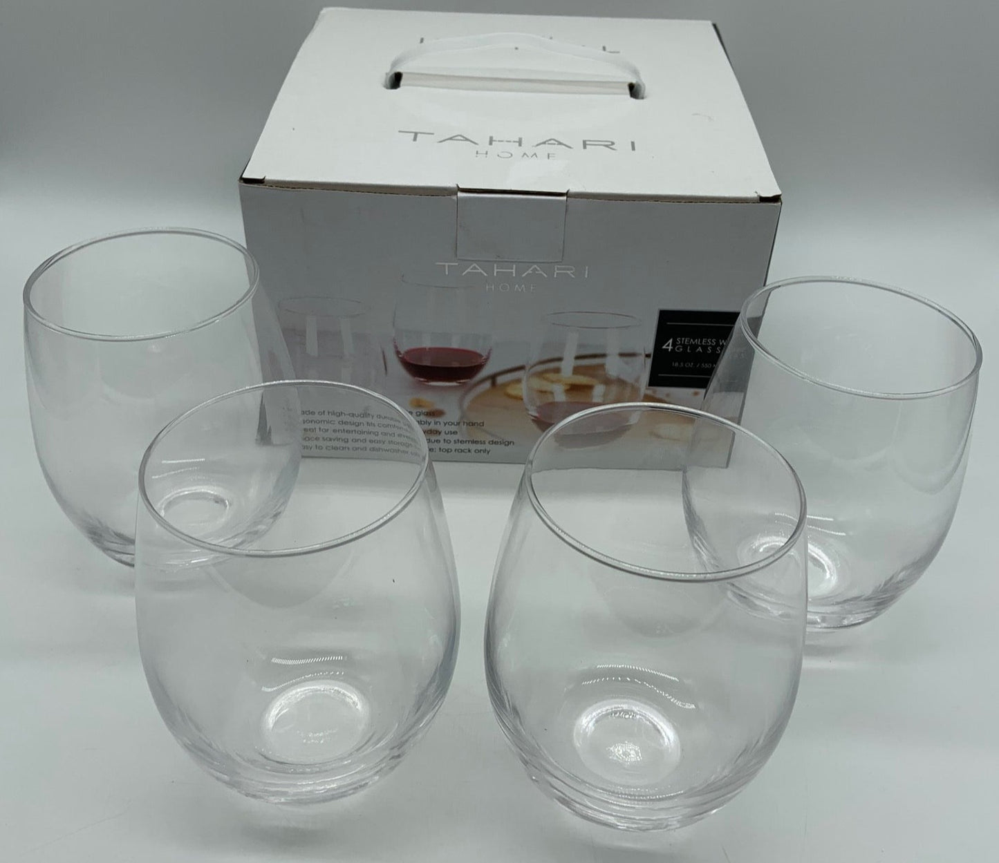 Tahari Home - Stemless Wine Glasses