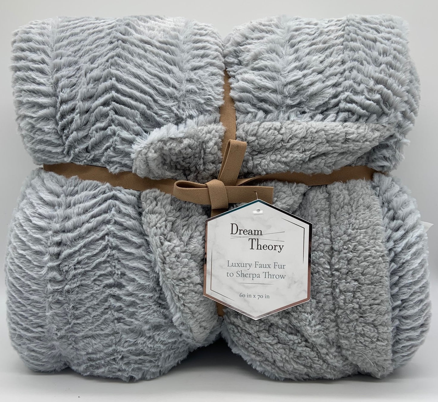 Dream Theory- Luxury Faux Fur to Sherpa Throw