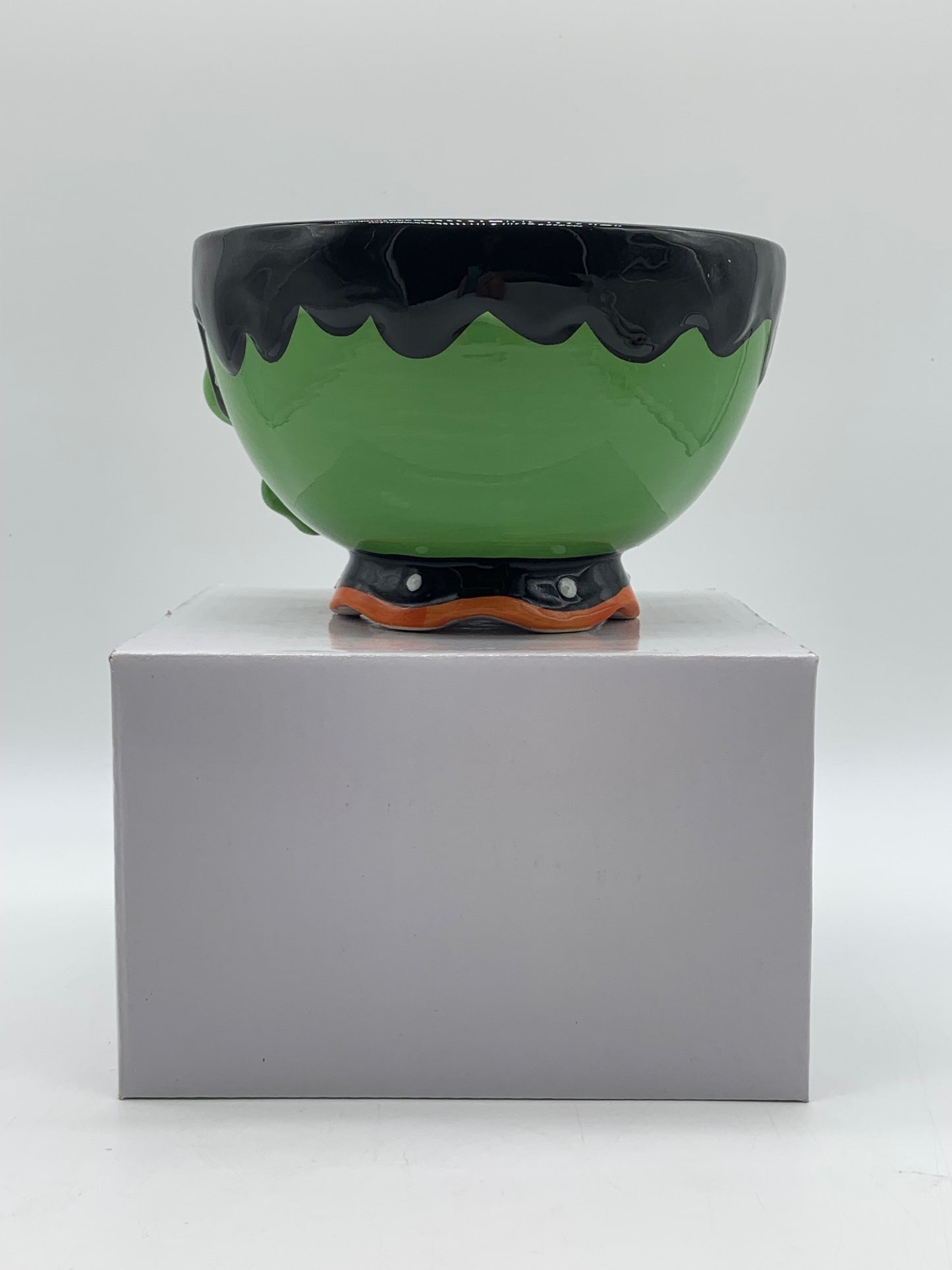 Frankenstein Halloween Ceramic Candy Bowl