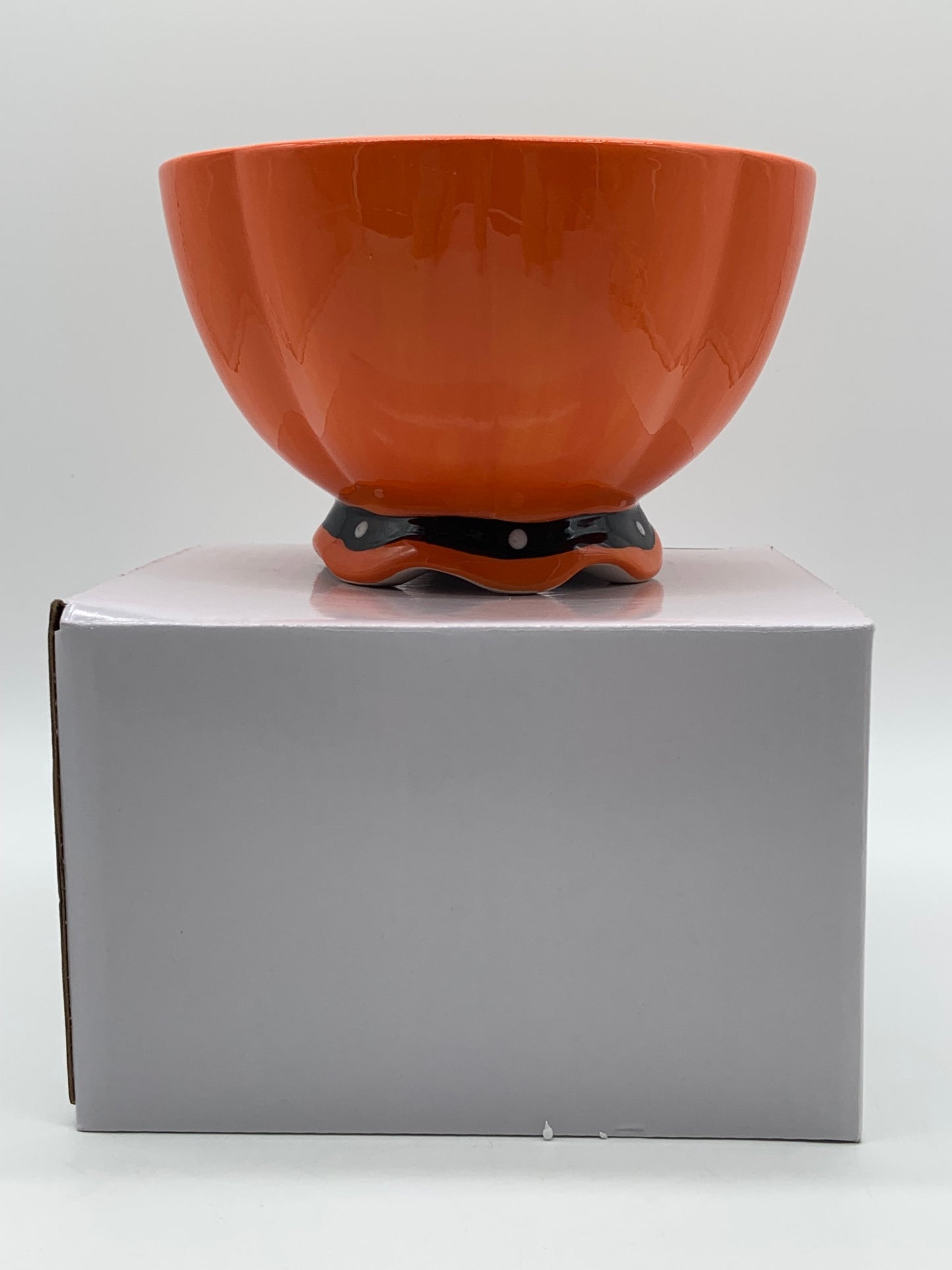 Pumpkin Head Ceramic Candy Bowl