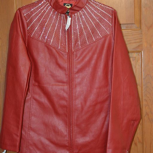 Ameri Mode Red Leather Cleopatra Women's Jacket