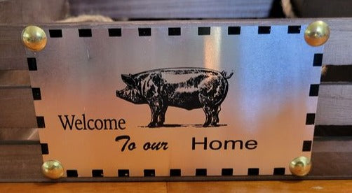 Wooden Crates (Set of 3) pig