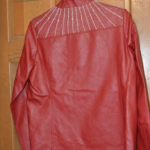 Ameri Mode Red Leather Cleopatra Women's Jacket