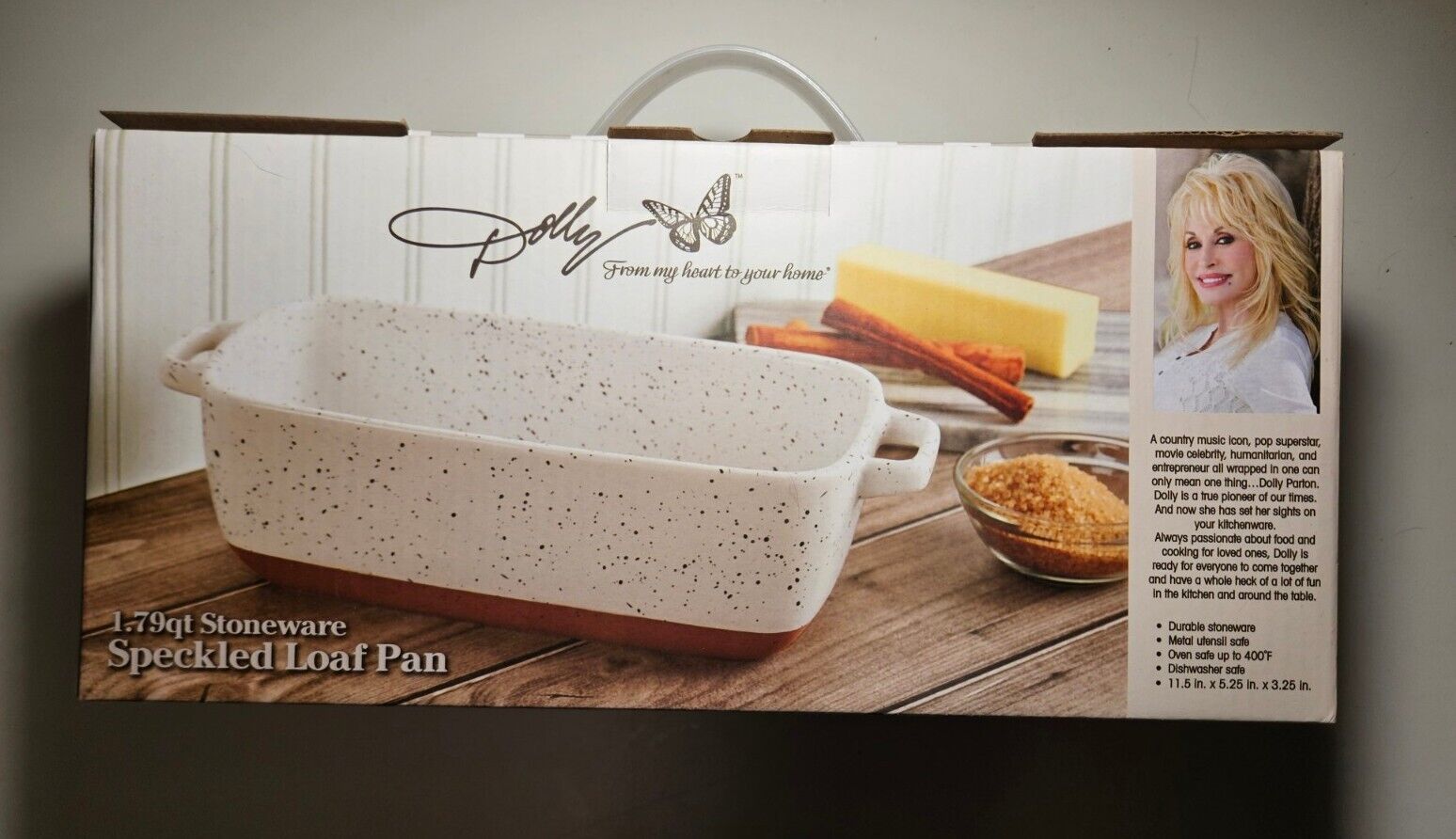 Dolly Parton Speckled Loaf Pan